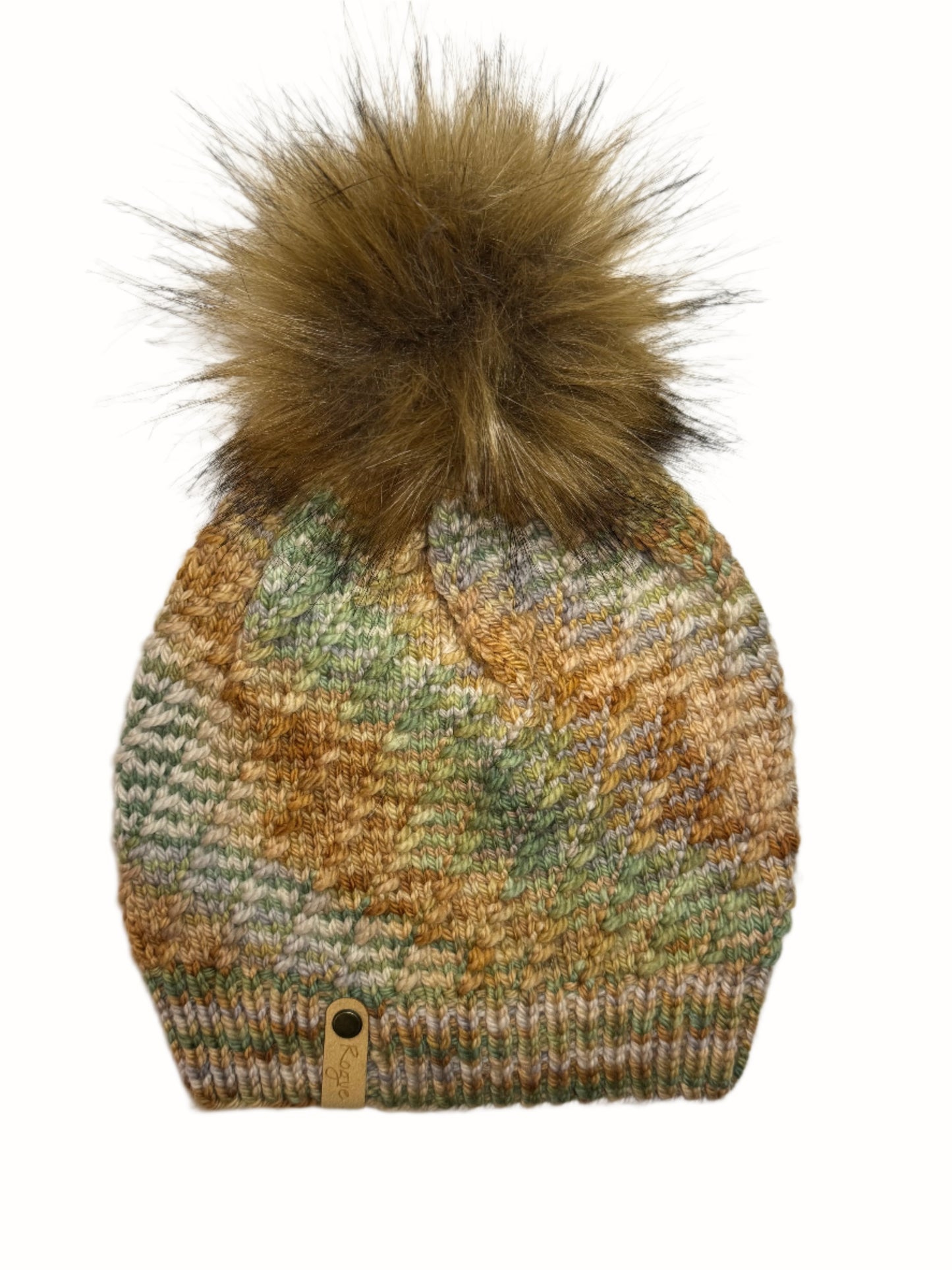 Skipping Stones Beanie - Indie Dyed Merino Wool