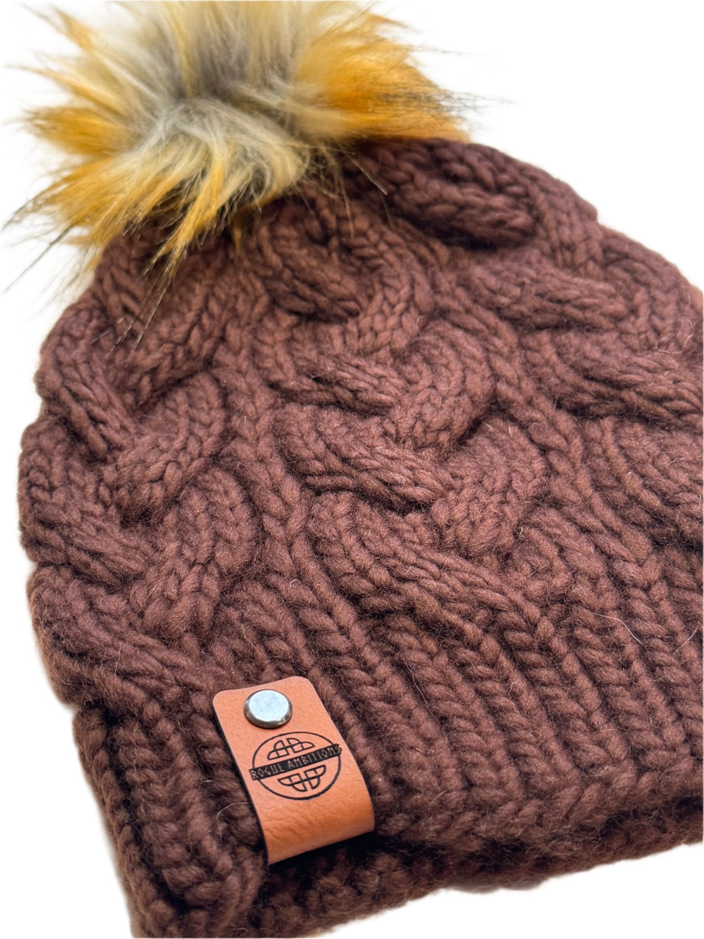 Delta Cable Beanie - Italian Imported Merino Wool