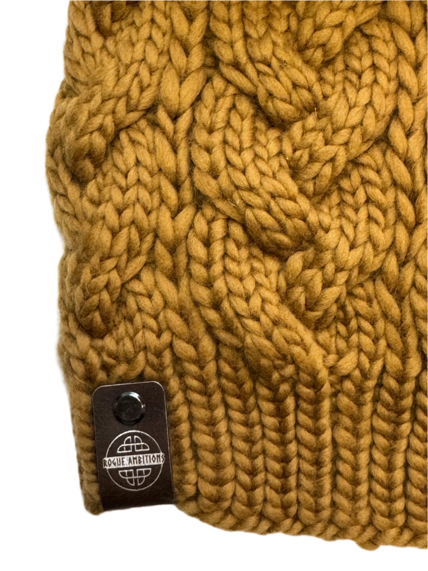 Delta Cable Beanie - Italian Imported Merino Wool