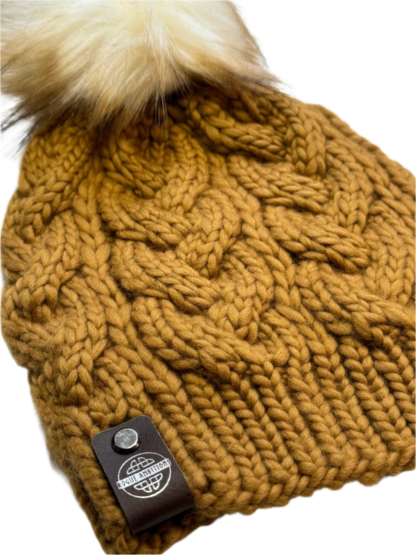 Delta Cable Beanie - Italian Imported Merino Wool