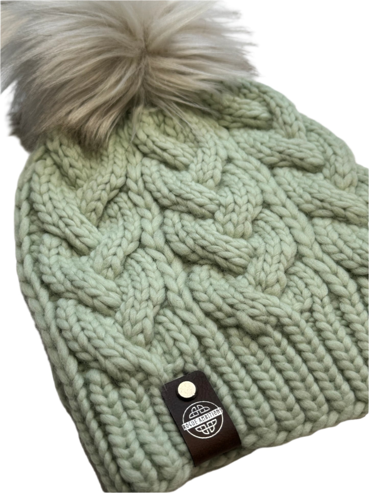 Delta Cable Beanie - Italian Imported Merino Wool