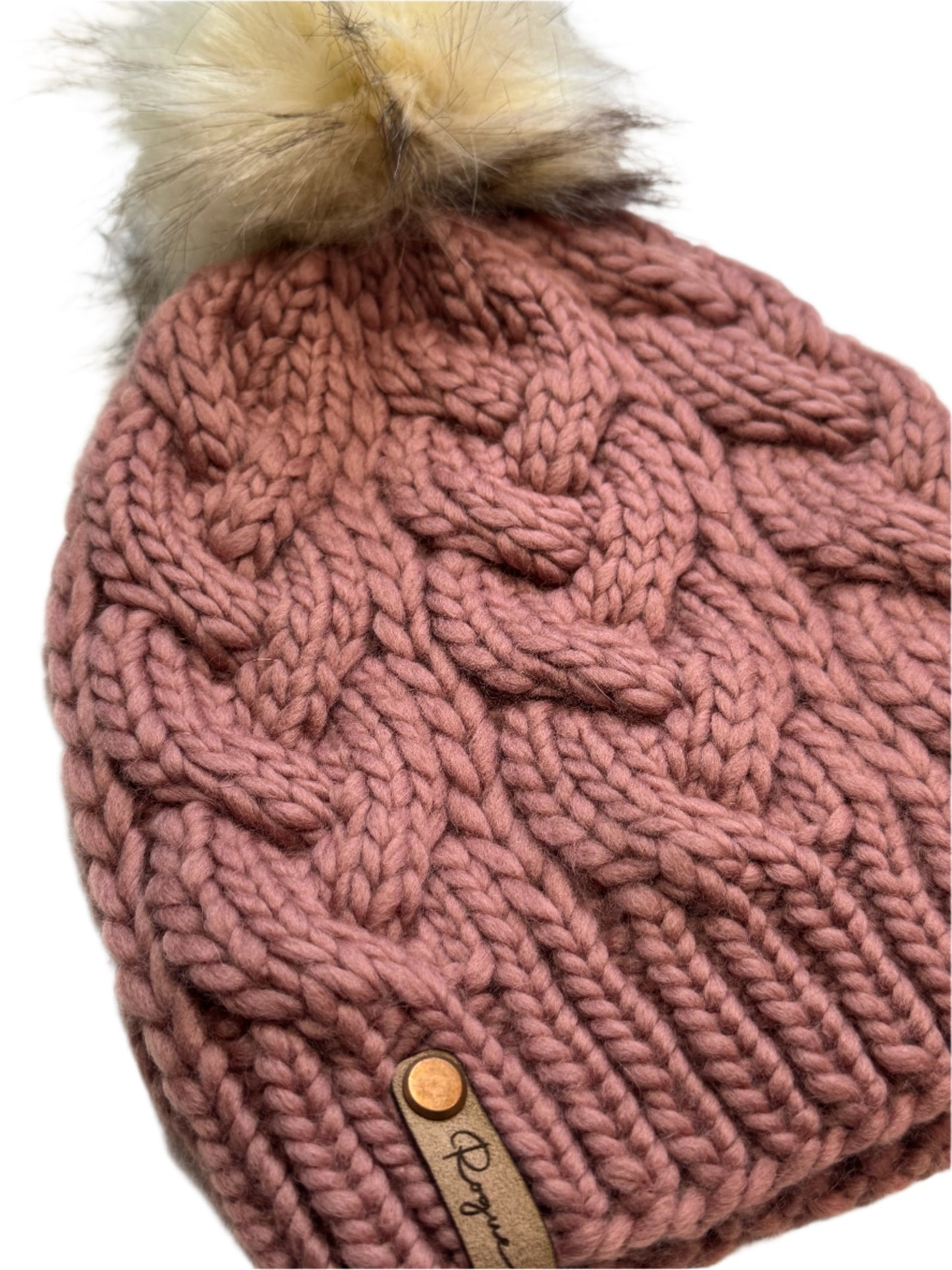 Delta Cable Beanie - Italian Imported Merino Wool