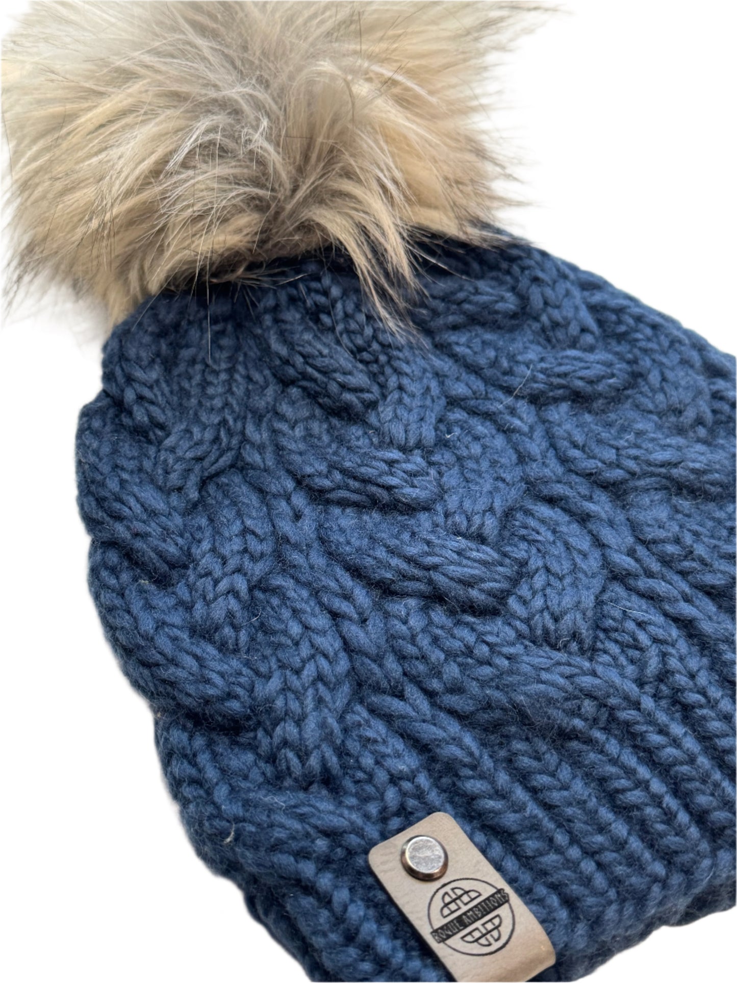 Delta Cable Beanie - Italian Imported Merino Wool