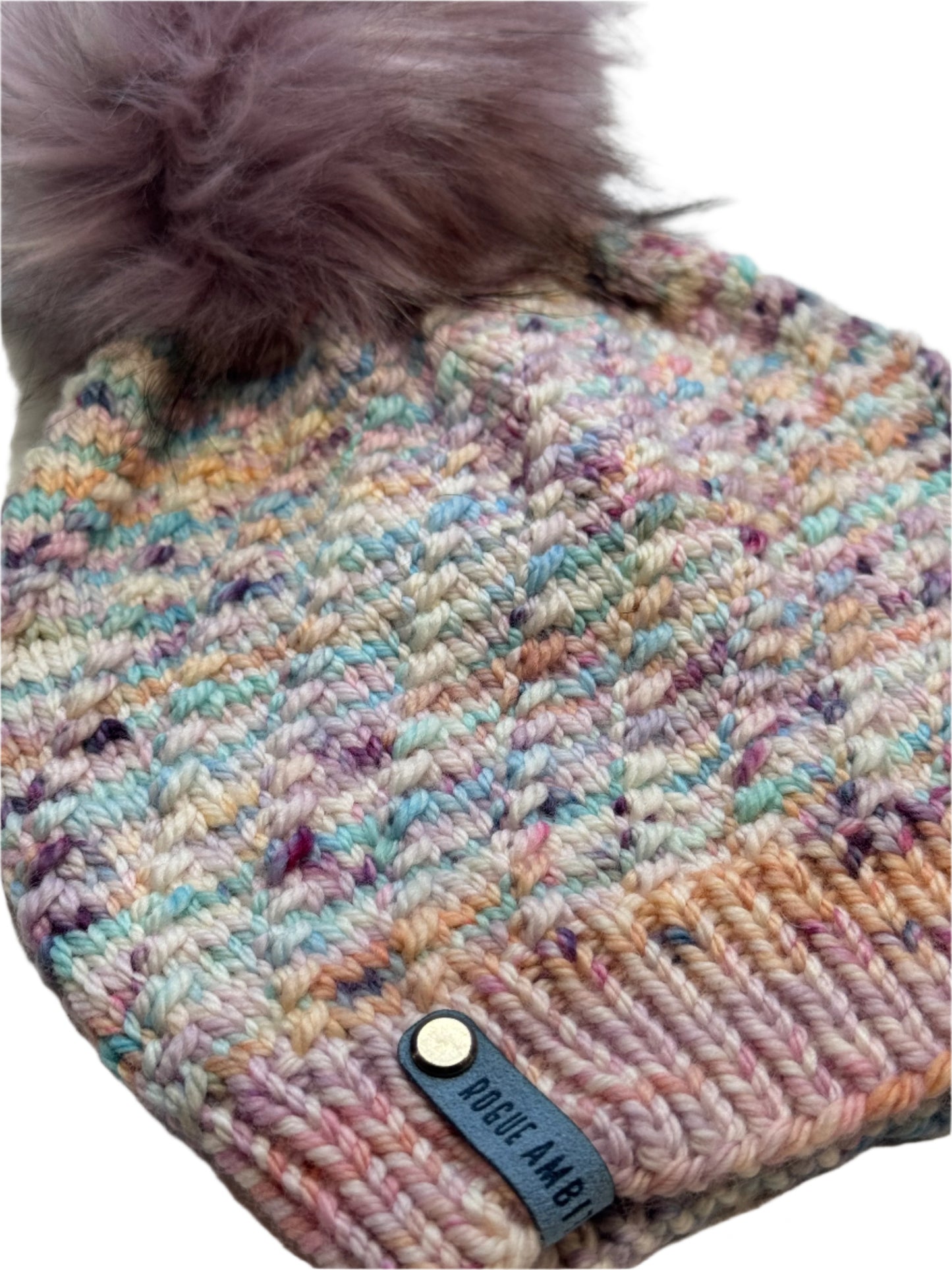 Skipping Stones Beanie - Indie Dyed Merino Wool