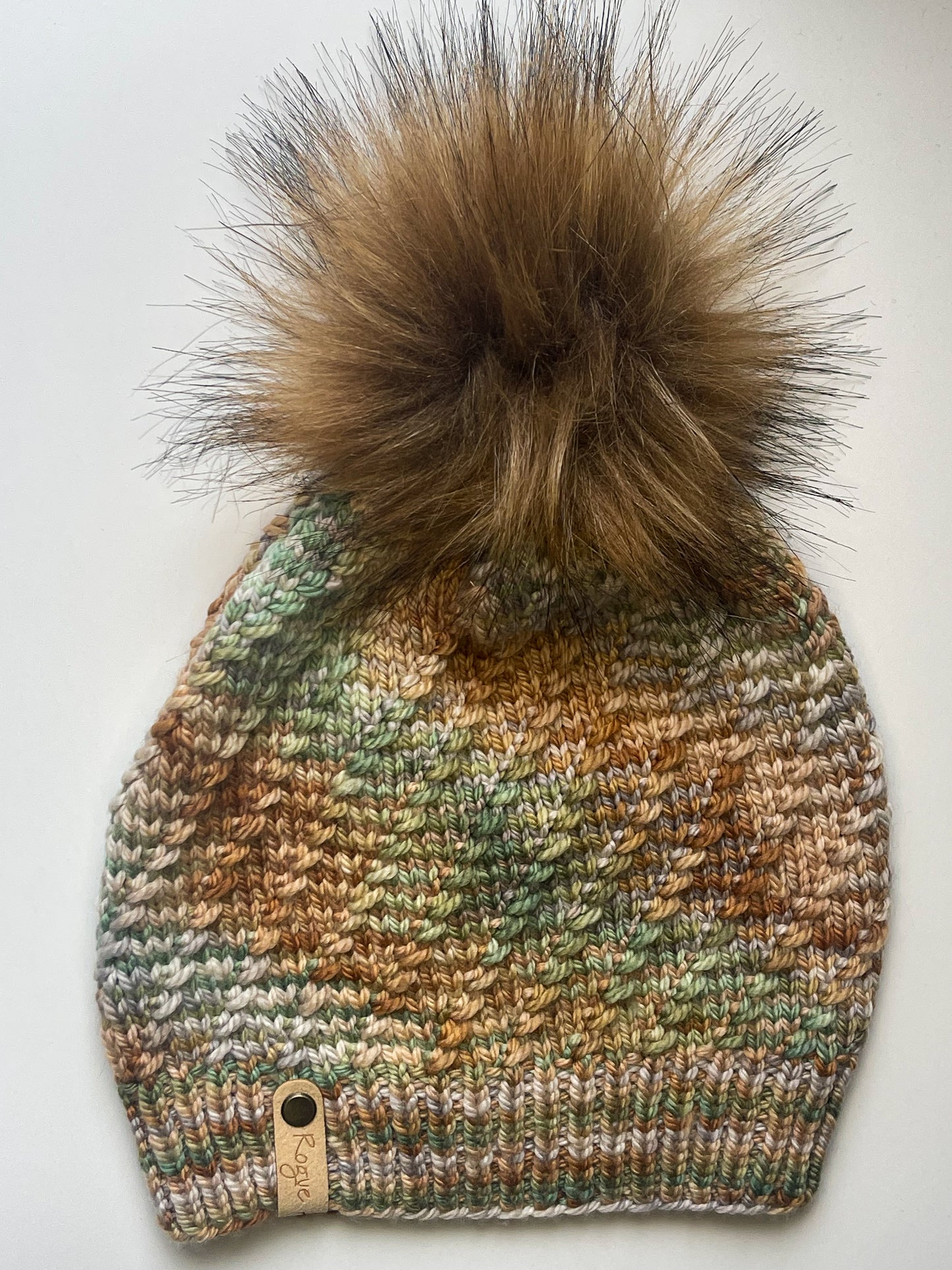 Skipping Stones Beanie - Indie Dyed Lightweight Merino Wool