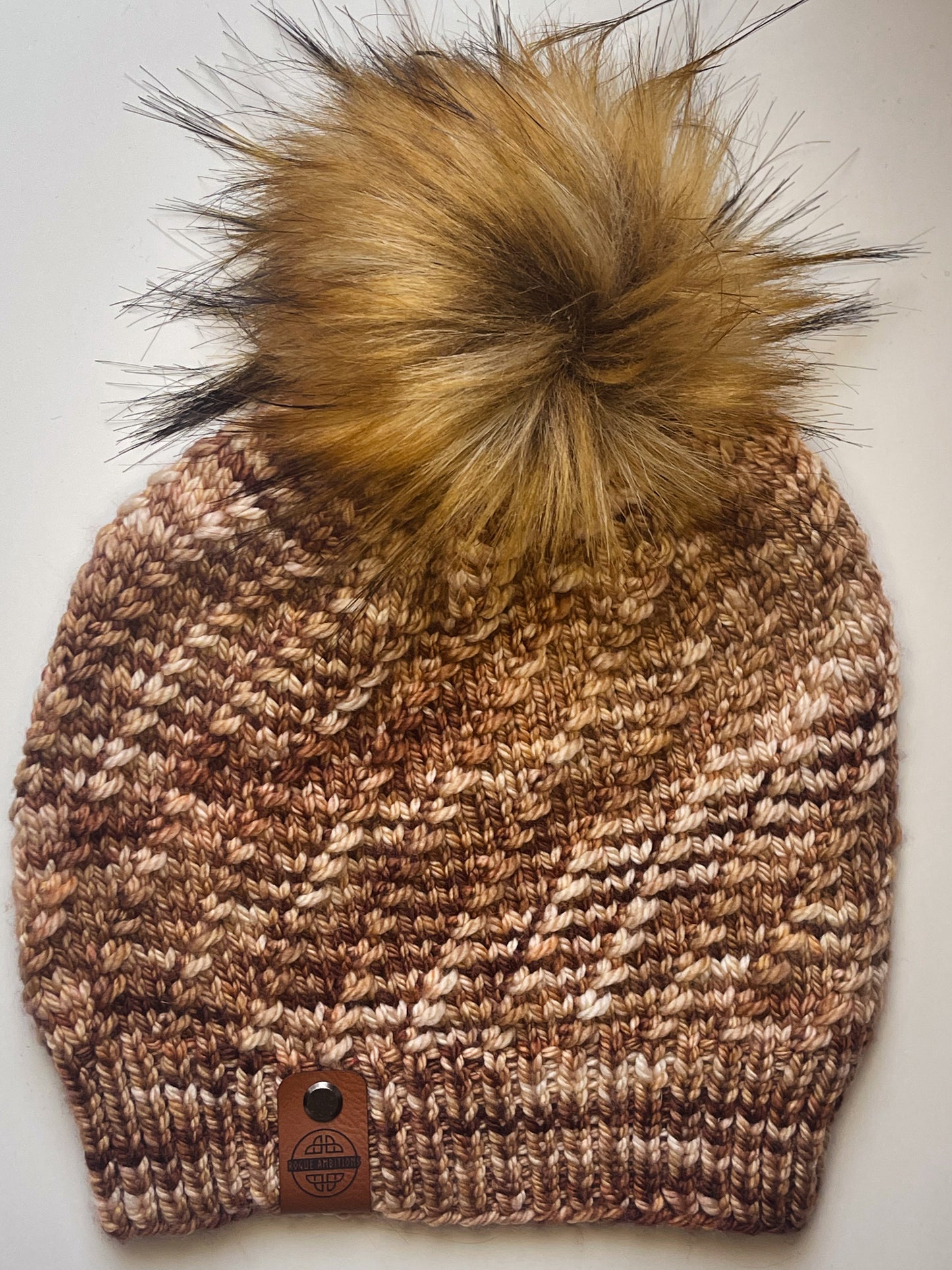 Skipping Stones Beanie - Indie Dyed Lightweight Merino Wool