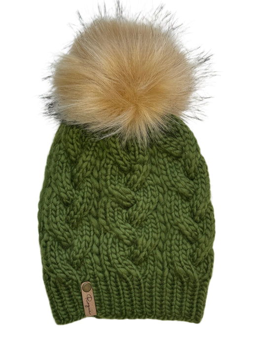 Delta Cable Beanie - Italian Imported Merino Wool