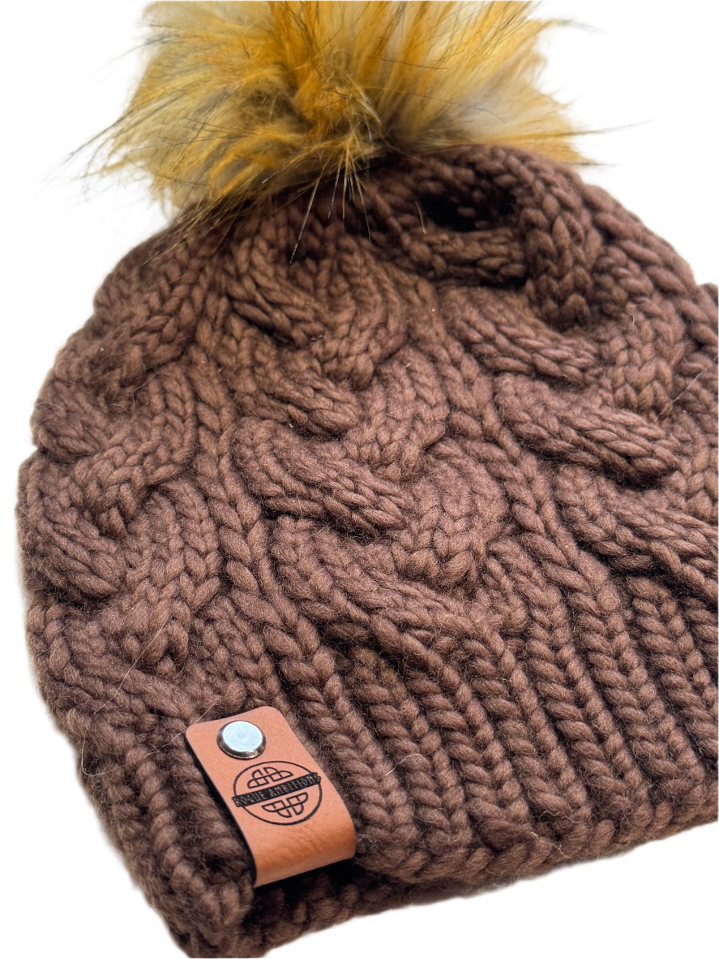 Delta Cable Beanie - Italian Imported Merino Wool