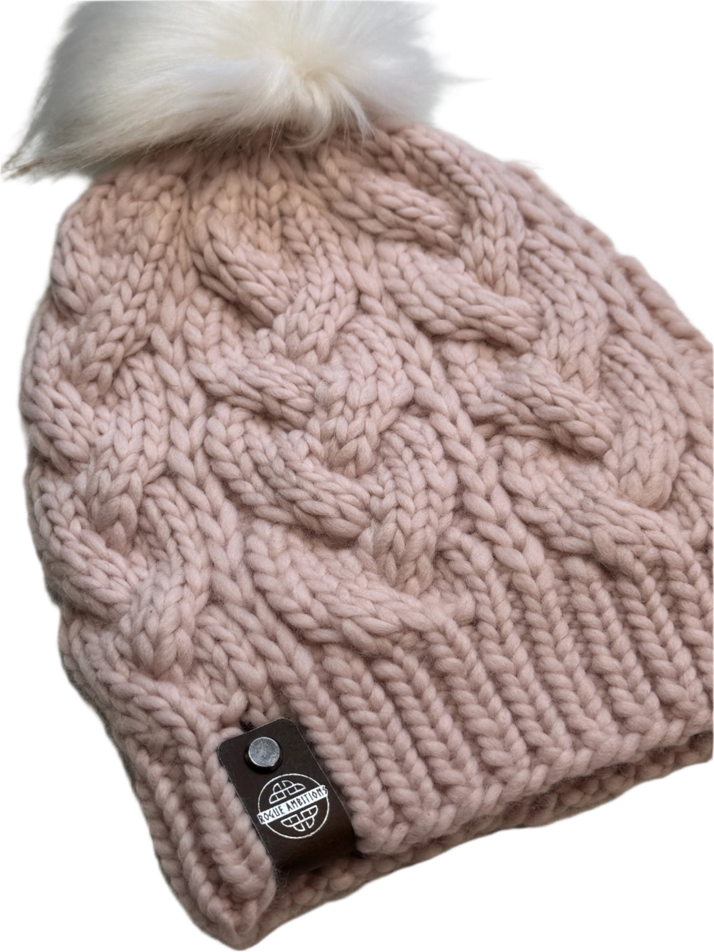 Delta Cable Beanie - Italian Imported Merino Wool
