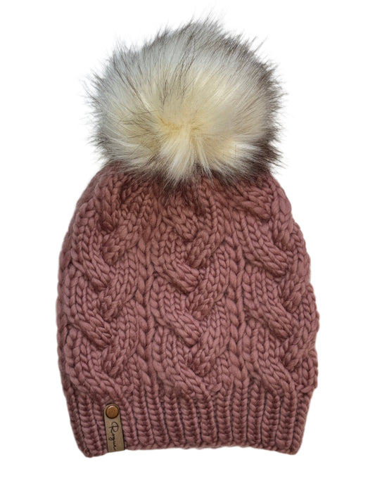 Delta Cable Beanie - Italian Imported Merino Wool