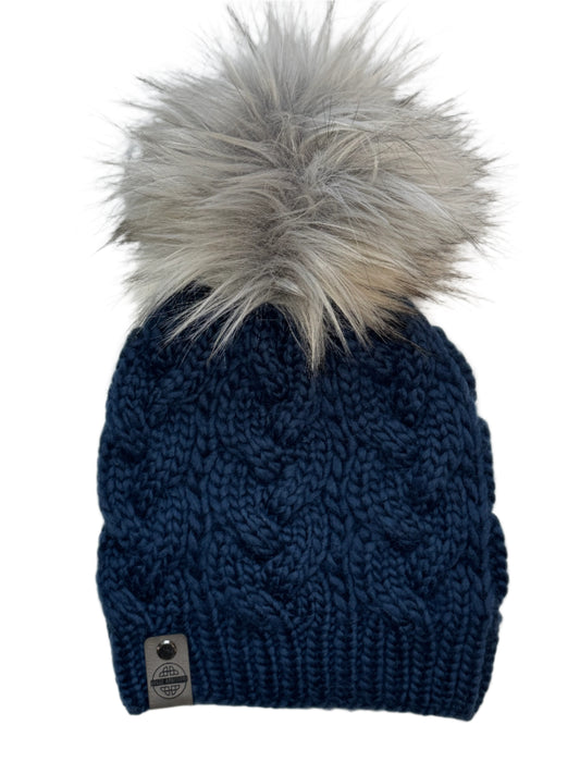 Delta Cable Beanie - Italian Imported Merino Wool
